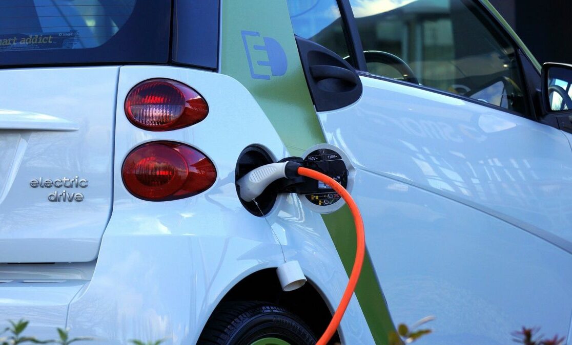 Car Being Charged with Charger After Electrical Vehicle Charging Installation in Fort Lauderdale