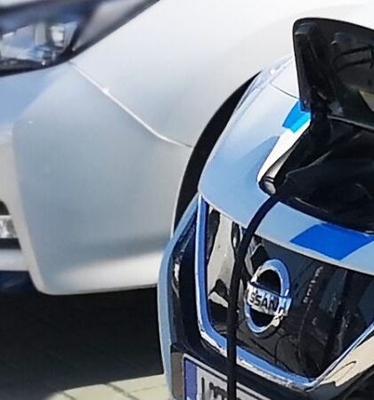 Car Being Charged with Charger After Electrical Vehicle Charging Installation in Pembroke Pines