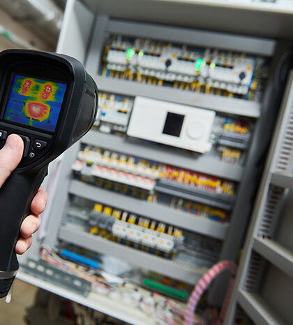 Infrared Thermography Inspection Scan on Breaker Box in Sunny Isles Beach, FL